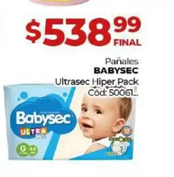Diarco Babysec Pañales Ultrasec Hiper Pack oferta