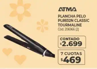 Naldo Lombardi Atma Plancha Pelo PL8832N Classic Tourmaline oferta