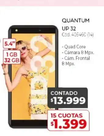 Naldo Lombardi Quantum Up 32 5.4" 1 GB 32 GB oferta
