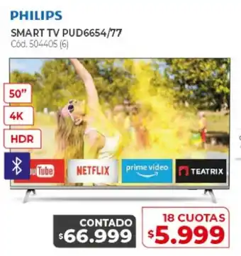 Naldo Lombardi Philips Smart TV PUD6654/77 50" 4 K HDR oferta
