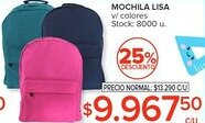 Carrefour MOCHILA LISA oferta
