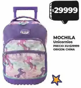 Supermayorista Vital MOCHILA Unicornios oferta
