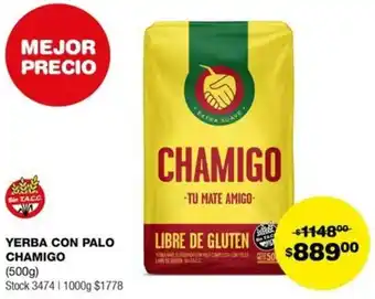 Atomo Conviene YERBA CON PALO CHAMIGO 500g oferta