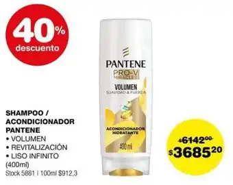 Atomo Conviene SHAMPOO / ACONDICIONADOR PANTENE 400ml oferta