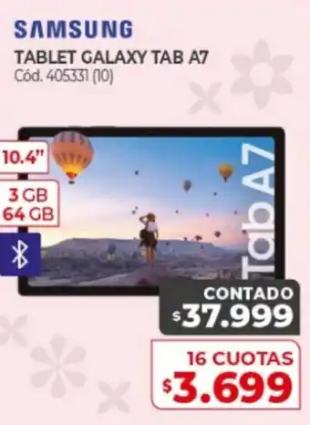 Naldo Lombardi Samsung Tablet Galaxy Tab A7 oferta