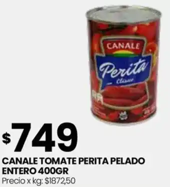 Punto Mayorista CANALE TOMATE PERITA PELADO ENTERO 400GR oferta