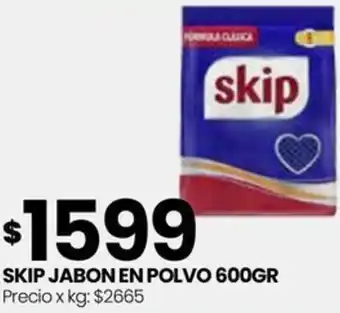 Punto Mayorista SKIP JABON EN POLVO 600GR oferta