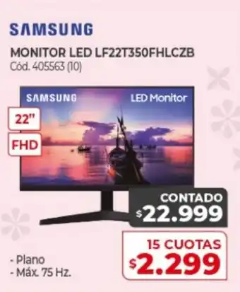 Naldo Lombardi Samsung Monitor LED LF22T350FHLCZB oferta