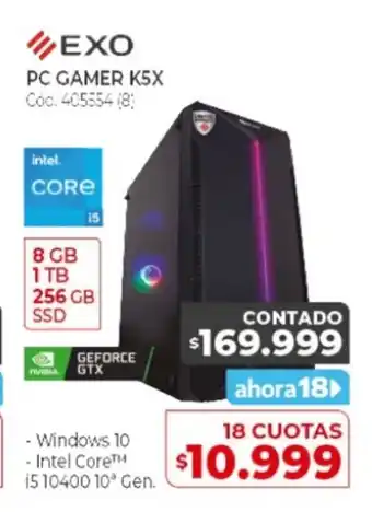 Naldo Lombardi Exo PC Gamer K5X oferta