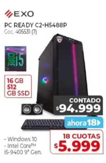 Naldo Lombardi Exo PC Ready C2-H5488P oferta