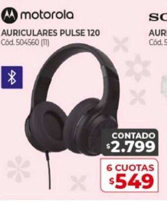 Naldo Lombardi Motorola Auriculares Pulse 120 oferta