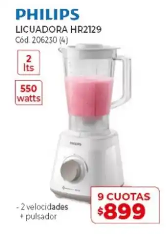 Naldo Lombardi Philips Licuadora HR2129 oferta