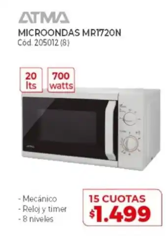 Microondas MR1720N