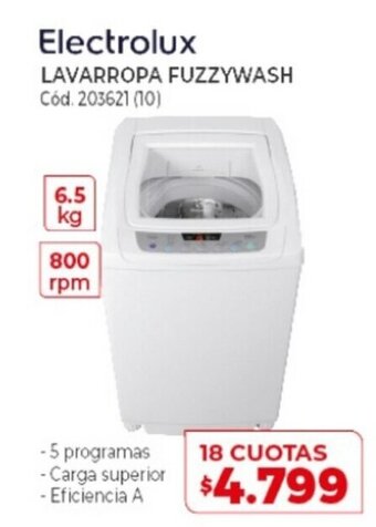 Naldo Lombardi Electrolux Lavarropa Fuzzywash oferta