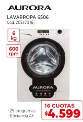Naldo Lombardi Aurora Lavarropa 6506 oferta