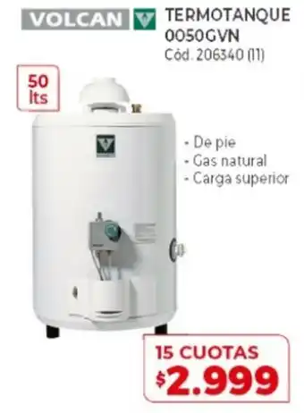 Naldo Lombardi Termotanque 0050 GVN oferta