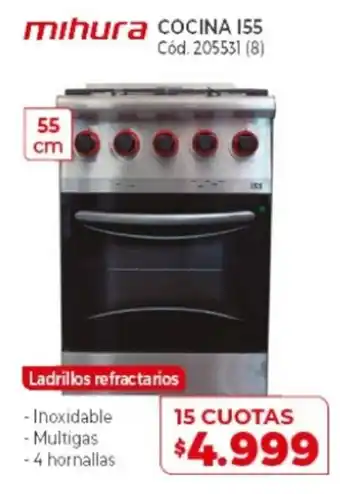 Naldo Lombardi Mihura Cocina 155 oferta