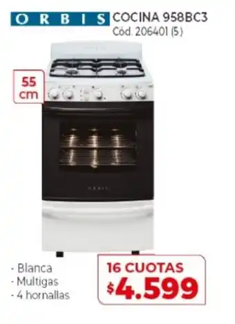 Naldo Lombardi Orbis Cocina 958BC3 oferta