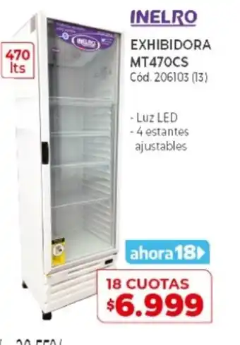 Naldo Lombardi Inelro Exhibidora MT 470CS oferta