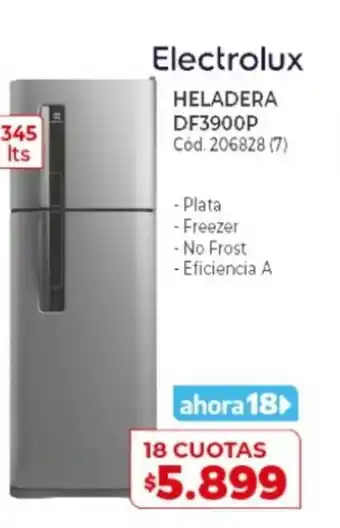 Naldo Lombardi Electrolux Heladera DF3900P oferta