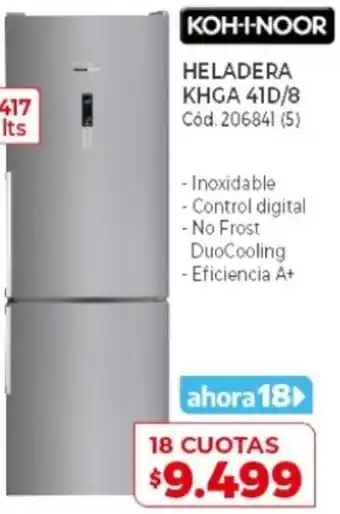 Naldo Lombardi Heladera KHGA 41D/8 oferta