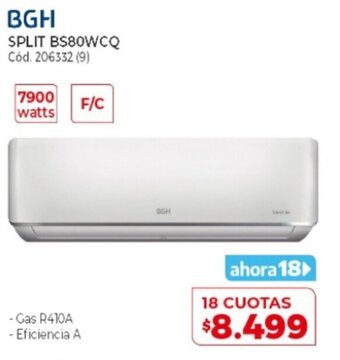 Naldo Lombardi BGH Split BS80WCQ oferta