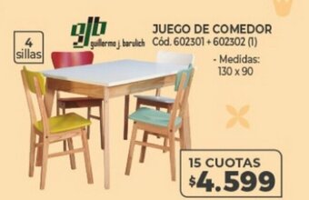 Naldo Lombardi Juego De Comedor oferta