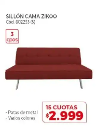 Naldo Lombardi Sillón Cama Zikoo oferta