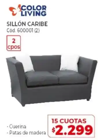 Naldo Lombardi Color Sillón Caribe oferta