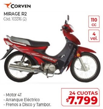 Naldo Lombardi Corven Mirage R2 oferta