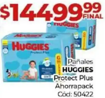 Diarco Pañales HUGGIES Protect Plus Ahorrapack oferta