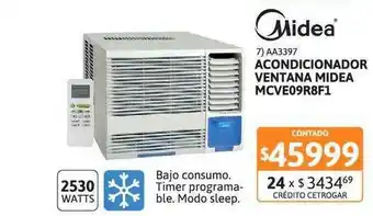 Cetrogar Acondicionador Ventana Midea Mcve09r8f1 oferta