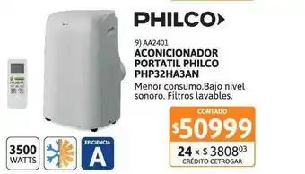 Cetrogar Acondicionador Portatil Philco Php32han3an oferta
