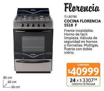 Cetrogar Cocina Florencia 5518 F oferta