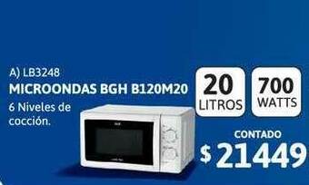 Cetrogar Microondas Bgh B120m20 oferta