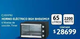 Cetrogar Horno Eléctrico Bgh Bhe65m19 oferta