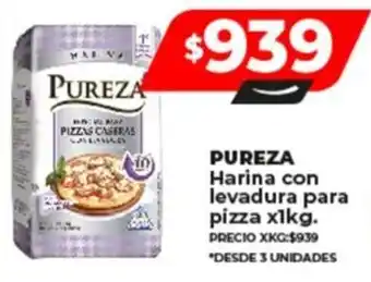Supermayorista Vital PUREZA Harina con levadura para pizza x 1kg oferta
