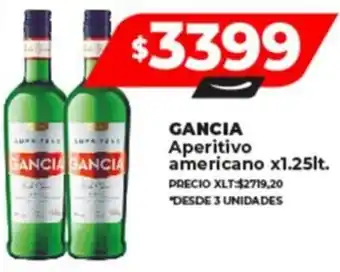Supermayorista Vital GANCIA Aperitivo americano x 1.25lt oferta