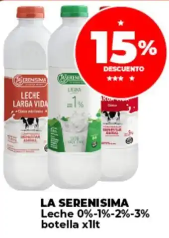 Supermayorista Vital LA SERENISIMA Leche 0%-1%-2%-3% botella x 1lt oferta