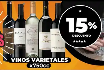 Supermayorista Vital VINOS VARIETALES x 750cc oferta