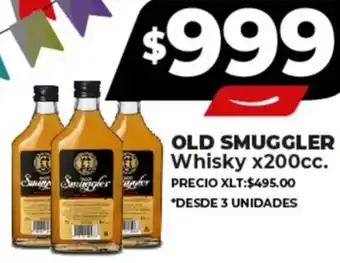 Supermayorista Vital OLD SMUGGLER Whisky x 200cc oferta