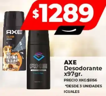 Supermayorista Vital AXE Desodorante x 97gr oferta