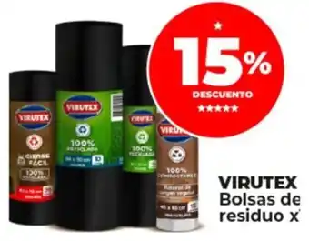 Supermayorista Vital VIRUTEX Bolsas de residuo oferta
