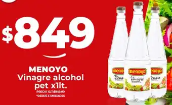 Supermayorista Vital MENOYO Vinagre alcohol pet x 1lt oferta