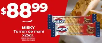 Supermayorista Vital MISKY Turron de maní x 25gr oferta