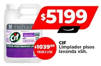 Supermayorista Vital CIF Limpiador pisos lavanda x 5lt oferta