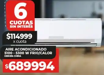 Supermayorista Vital AIRE ACONDICIONADO 5100-5300 W FRIO/CALOR oferta