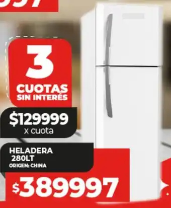 Supermayorista Vital HELADERA 280LT oferta