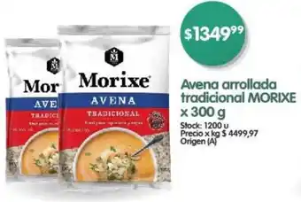 Supermercados Buenos Días Avena arrollada tradicional MORIXE x 300g oferta