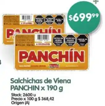 Supermercados Buenos Días Salchichas de Viena PANCHIN x 190g oferta
